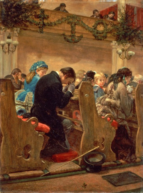 Christmas Prayers by Henry Bacon c. 1872