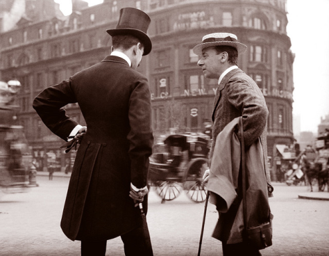 Two Gentlemen in London in 1904