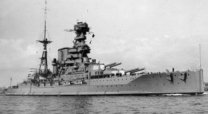 HMS Barham mid-1930s
