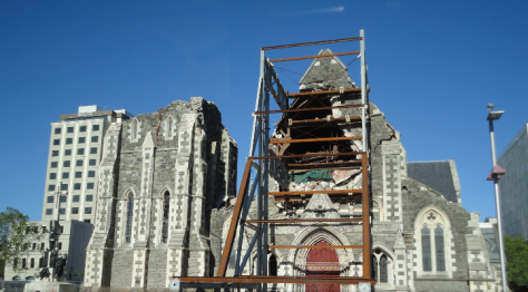 ChristChurch Cathedral Christchurch New Zealand Post-Earthquake