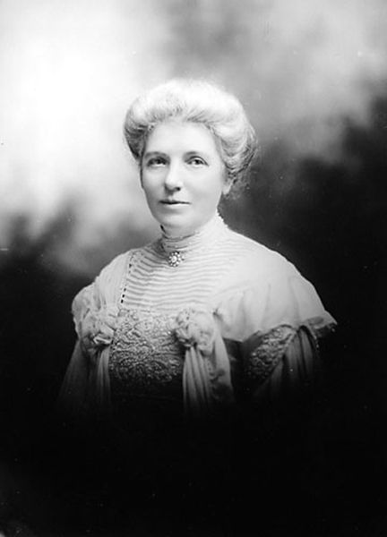 Kate Sheppard, photographed in 1905.